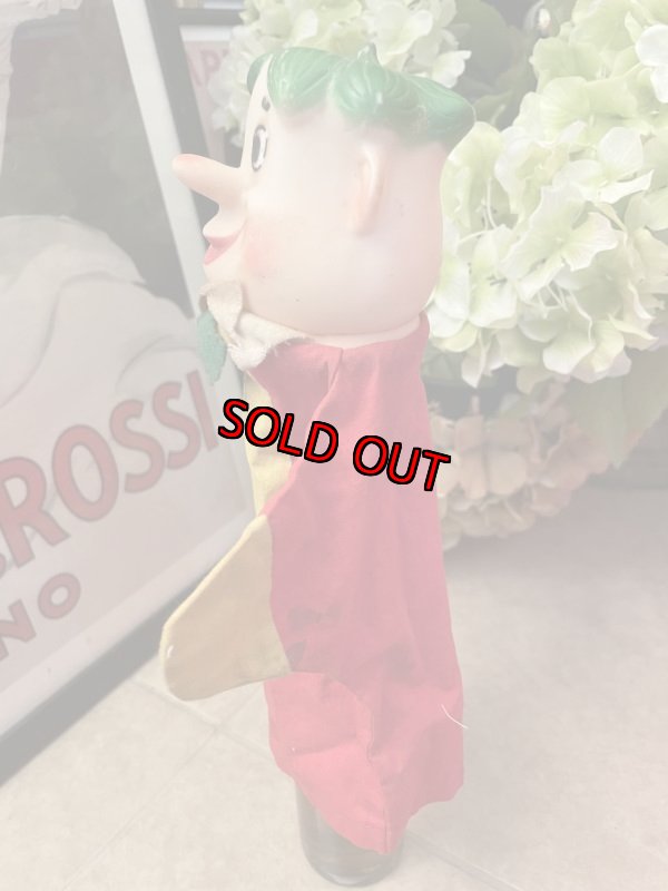 画像3: Flintstones knickerbocker Barney Face Rubber Red clothes Puppet / フリントストーン　ニッカーボッカー　フェイスラバー　バーニー　レッド洋服、グリーン髪の毛　ドール (3)