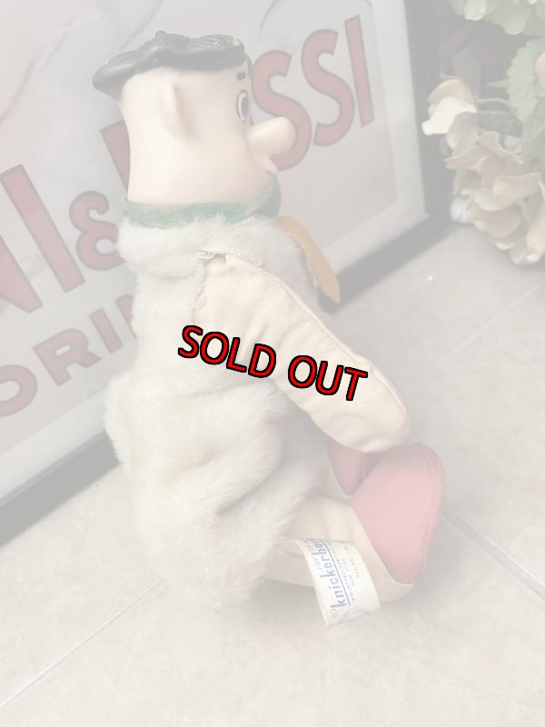 画像4: Flintstones knickerbockers Fred Rubber Face Doll White Cloth orange tie (A) / フリントストーン　ニッカーボッカー　フェイスラバー　フレッド　ドール オレンジタイ (4)