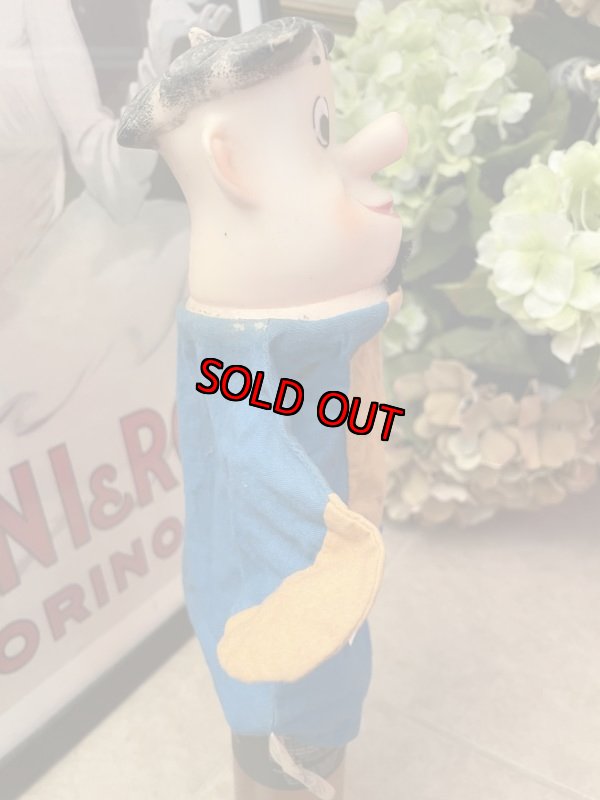 画像6: Hanna Barbera flintstones Fred Face Rubber Hand Puppet Blue Fabric 60’s (A) / ハンナバーベラ フリントストーン フレッド フェイスラバー パペット 布 (6)