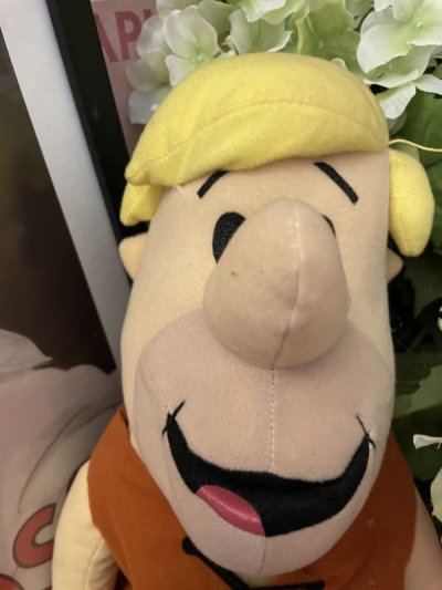画像1: Hanna Barbera Flintstones Barney Plush Doll with Tag / フリントストーン タグ付き バーニー 大きめドール