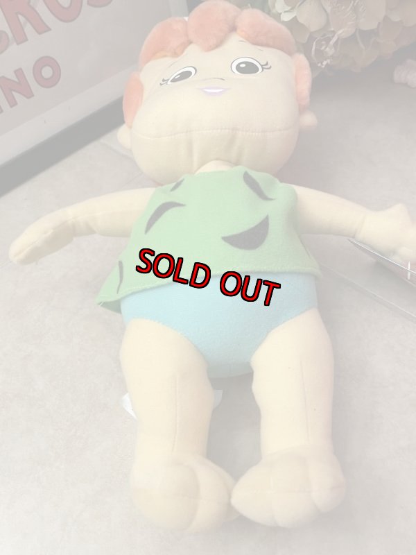 画像9: Hanna Barbera Flintstones Pebbles Plush Doll with Tag  / フリントストーン タグ付き　ペブルス　大きめドール　 (9)