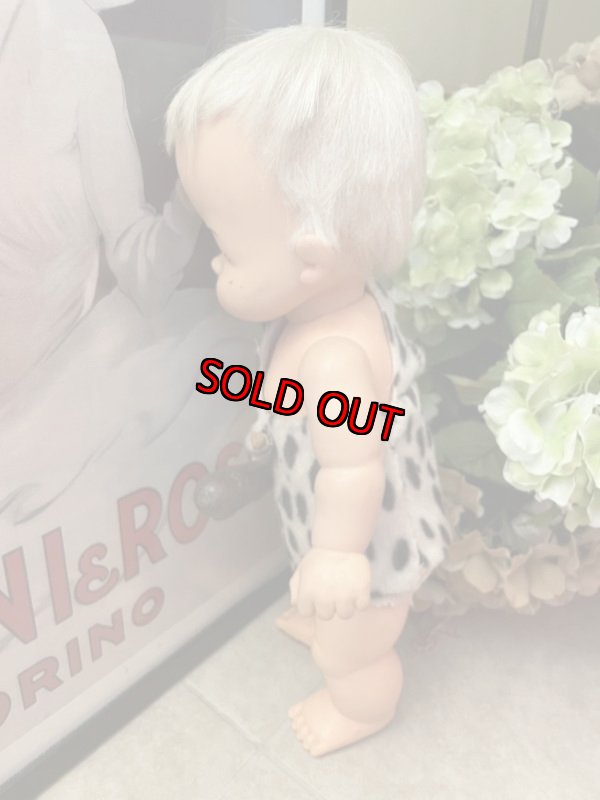 画像3: Flintstones Bamm Bamm Ideal Doll 43cm large White & Black Clothes 60’s  / フリントストーンのバンバン、43cm の大きめ白と黒の洋服ドール (3)