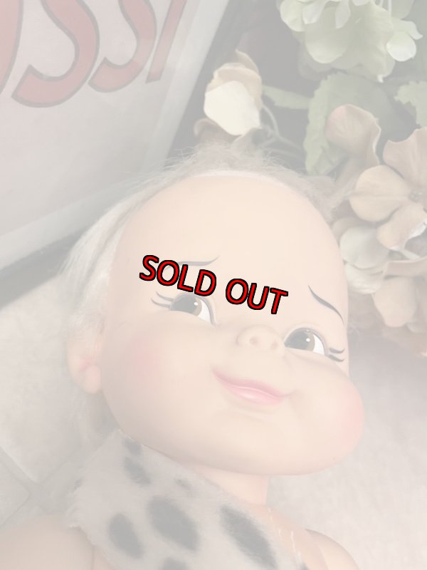 画像10: Flintstones Bamm Bamm Ideal Doll 43cm large White & Black Clothes 60’s  / フリントストーンのバンバン、43cm の大きめ白と黒の洋服ドール (10)