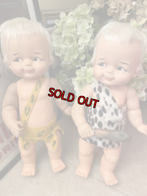 画像9: Flintstones Bamm Bamm Ideal Doll 43cm Yellow Clothes 60’s large / フリントストーンのバンバン、大きめ黄色の洋服ドール (9)