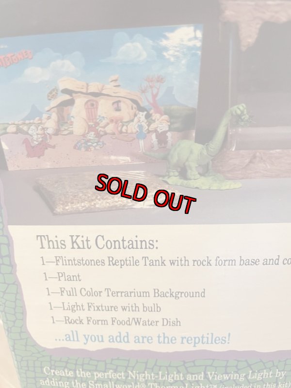 画像6: Hanna Barbera Flintstones Plastic reptile Tank Set with Box 1992 / フリントストーン　箱入り　爬虫類タンク　セット (6)