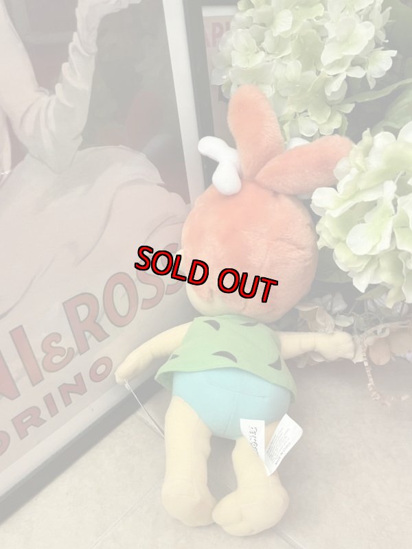 画像4: Hanna Barbera Flintstones Pebbles Plush Doll with Tag  / フリントストーン タグ付き　ペブルス　大きめドール　 (4)
