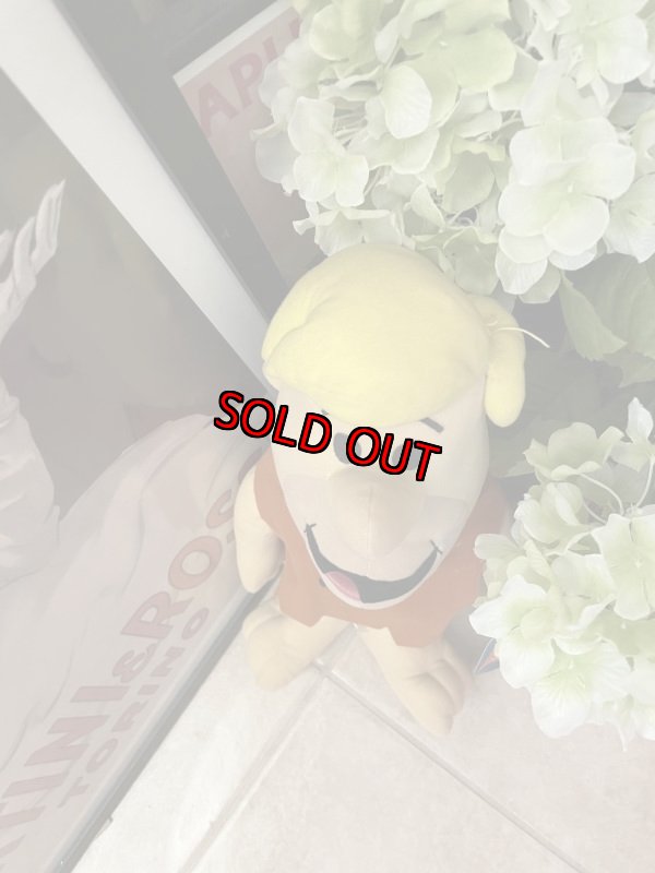 画像2: Hanna Barbera Flintstones Barney Plush Doll with Tag  / フリントストーン タグ付き　バーニー　大きめドール　 (2)