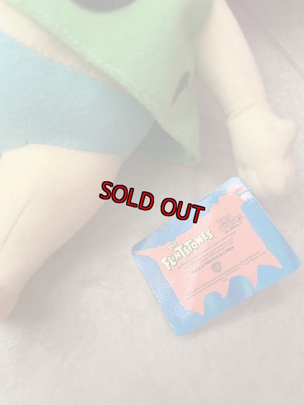 画像6: Hanna Barbera Flintstones Pebbles Plush Doll with Tag  / フリントストーン タグ付き　ペブルス　大きめドール　 (6)