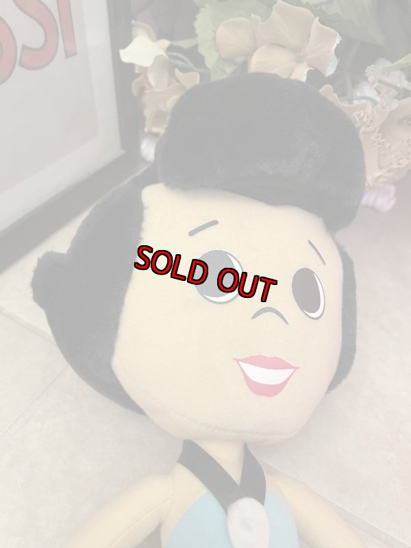 画像8: Hanna Barbera Flintstones Betty Plush Doll with Tag  / フリントストーン タグ付き　ベティ　大きめドール　 (8)