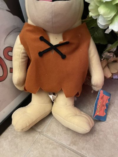 画像2: Hanna Barbera Flintstones Barney Plush Doll with Tag / フリントストーン タグ付き バーニー 大きめドール