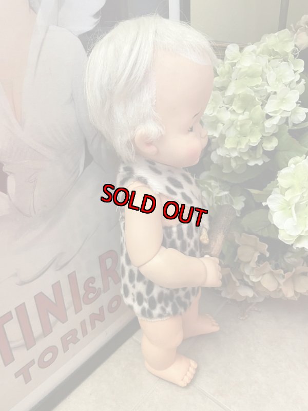 画像5: Flintstones Bamm Bamm Ideal Doll 43cm large White & Black Clothes 60’s  / フリントストーンのバンバン、43cm の大きめ白と黒の洋服ドール (5)
