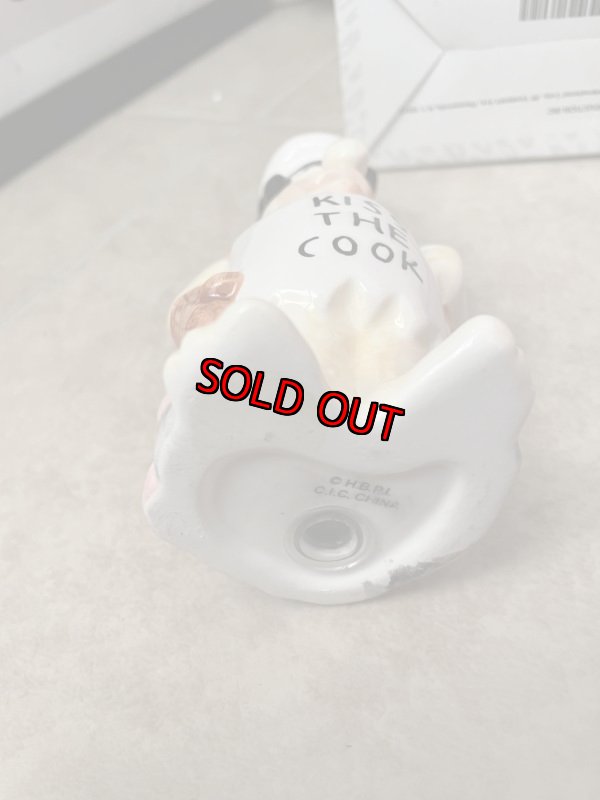 画像6: Flintstones Kiss the Cook Ceramic Salt & Pepper with Box (A) / フリントストーン　箱入り陶器製、塩コショウのセット キッス、ザ、クック (6)