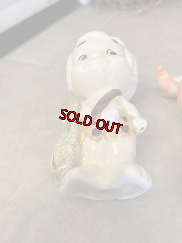 画像8: Flintstones Bamm Bamm & Pebbles Ceramic Salt & Pepper (D) 1990 / フリントストーン　バンバンとペブルスの陶器製、ソルト＆ペッパー、塩コショウのセット  (8)