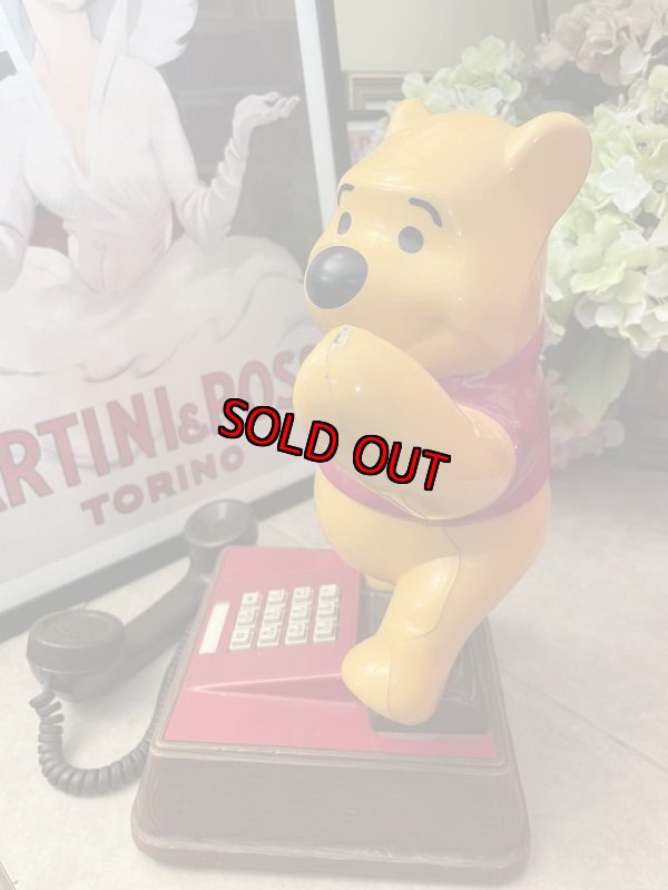 画像6: Disney Winnie the Pooh  doll home telephone / ディズニー　クマのプー　キャラクター電話機 (6)