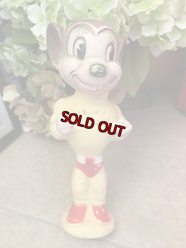 画像1: Mighty Mouse Rubber Doll  50-60‘s  / マイティマウス　ラバードール　 (1)