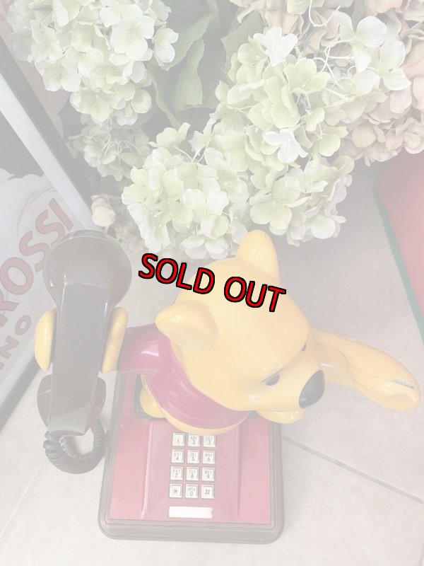画像3: Disney Winnie the Pooh  doll home telephone / ディズニー　クマのプー　キャラクター電話機 (3)