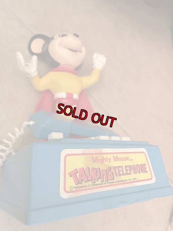 画像12: Mighty Mouse plastic Home Toy telephone 1979 / レア!!マイティマウス プラスチック製 トイ 電話機  (12)
