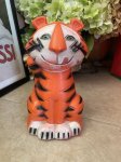 画像1: Tony The Tiger Kelloggs Frosted Cereal Coin Bank Doll 70‘s /　ケロッグ　トニーザタイガーのプラスチック製、貯金箱 (1)