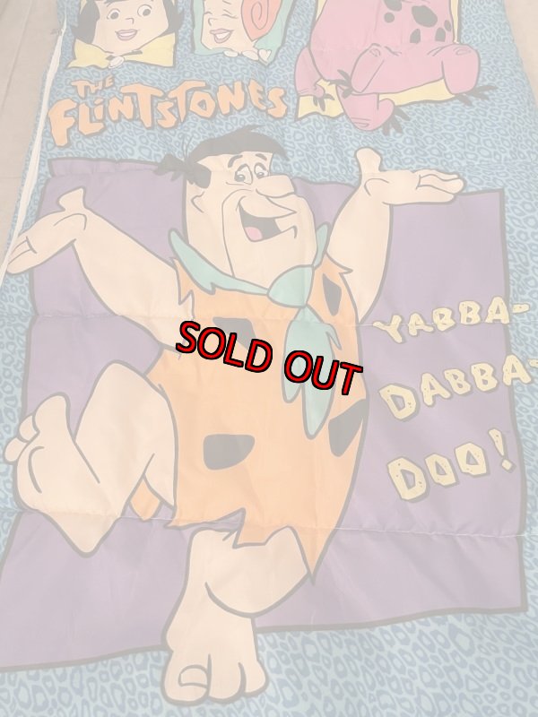 画像6: Hanna barbera Flintstones Sleeping Bag Blanket / ハンナバーベラのフリントストーンズ、のスリーピングバッグ、ブランケット (6)