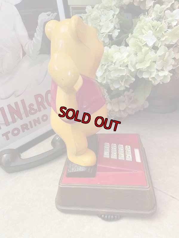 画像8: Disney Winnie the Pooh  doll home telephone / ディズニー　クマのプー　キャラクター電話機 (8)