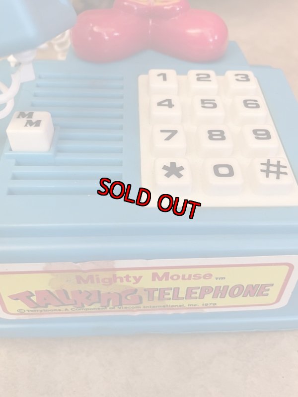 画像4: Mighty Mouse plastic Home Toy telephone 1979 / レア!!マイティマウス プラスチック製 トイ 電話機  (4)