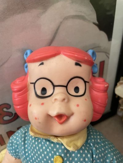 画像1: Dennis the Menace Margaret 38cm rubber face doll 1968 / わんぱくデニスのマーガレット ラバーフェイス ドール