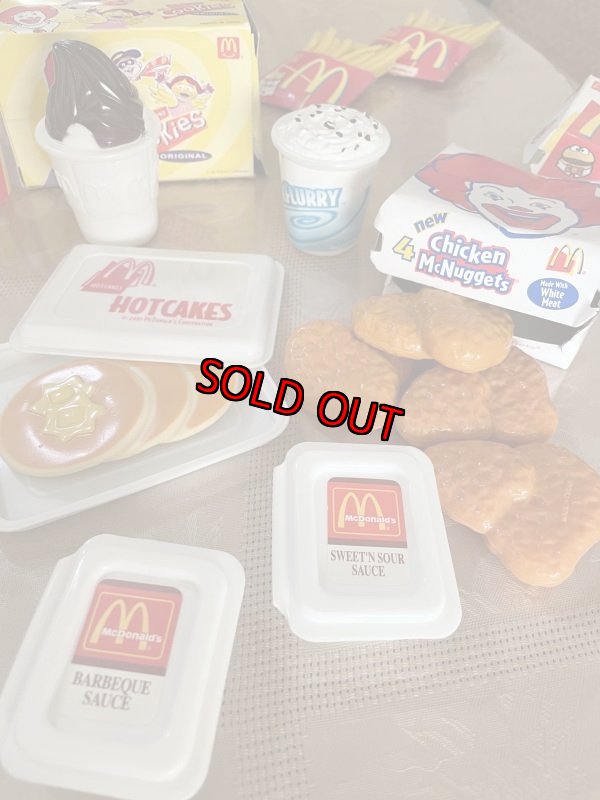 画像10: McDonald’s happy meal play food set with backpack over 30 Pieces (C) / マクドナルドのチーズバーガー型リュック付き、プレイフードセット 30ピース以上 (10)