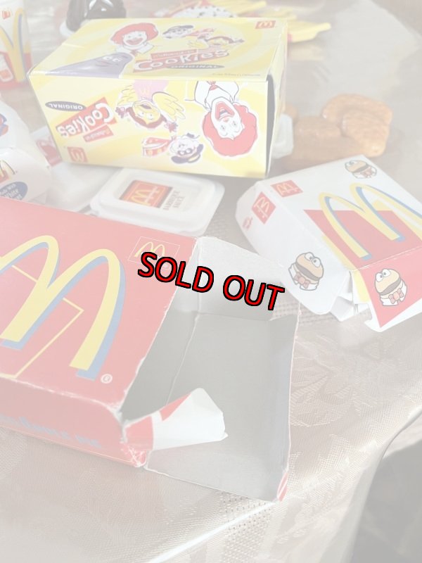 画像13: McDonald’s happy meal play food set with backpack over 30 Pieces (C) / マクドナルドのチーズバーガー型リュック付き、プレイフードセット 30ピース以上 (13)