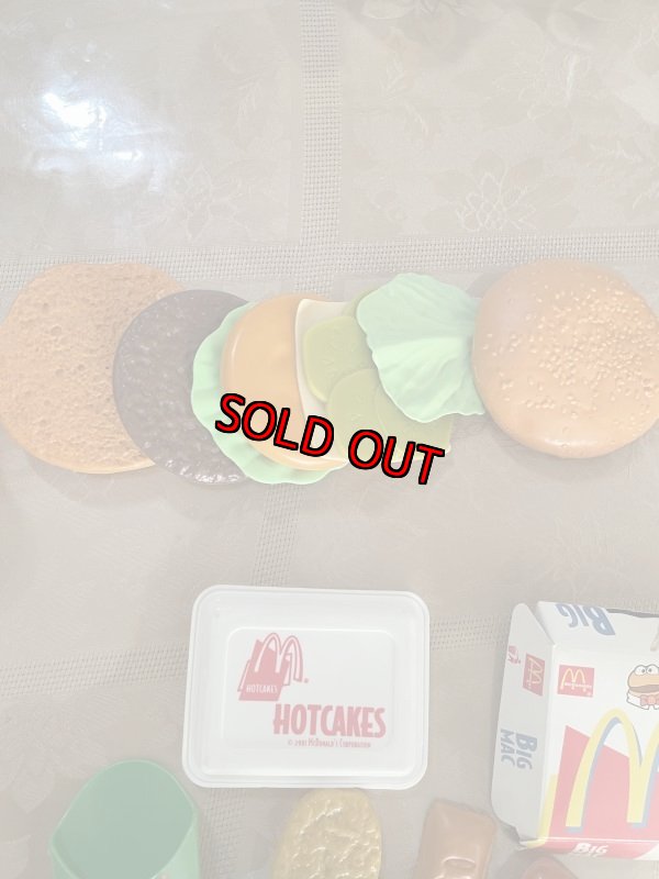 画像8: McDonald’s Big Mac happy meal play food set 30 Pieces (A) / マクドナルドのビッグマック、プレイフードセット 30ピース　 (8)
