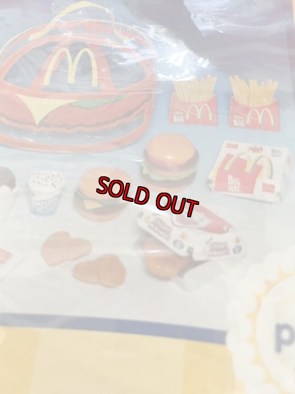 画像7: McDonald’s happy meal play food set with backpack over 30 Pieces (C) / マクドナルドのチーズバーガー型リュック付き、プレイフードセット 30ピース以上 (7)