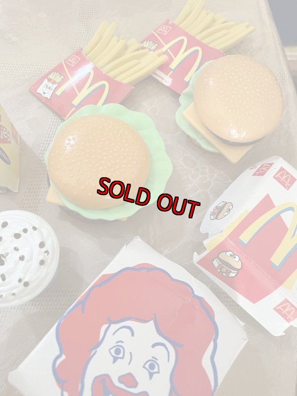 画像6: McDonald’s happy meal play food set with backpack over 30 Pieces (C) / マクドナルドのチーズバーガー型リュック付き、プレイフードセット 30ピース以上 (6)