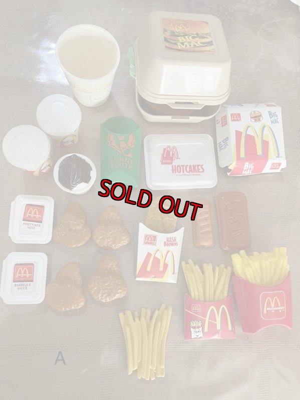 画像1: McDonald’s Big Mac happy meal play food set 30 Pieces (A) / マクドナルドのビッグマック、プレイフードセット 30ピース　 (1)