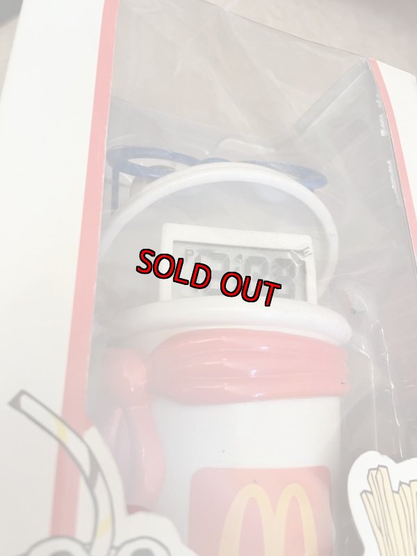 画像8: McDonalds Mc Time LCD Cup Alarm Clock With Box 1996 / マクドナルド、マックタイムのアラーム時計　箱付き (8)