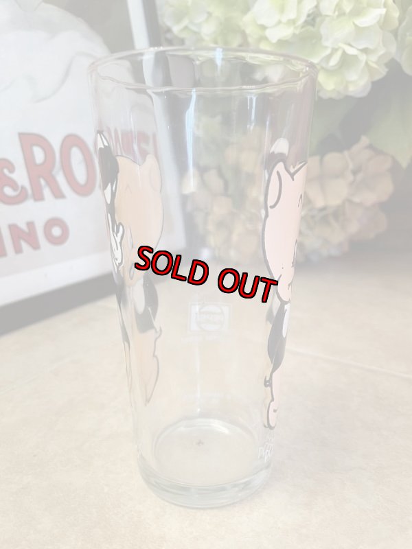 画像5: Looney Tunes Porky Pig Pepsi Glass 1973 / ルーニーチューンズ　ペプシ　ポーキーピッグ 　グラス (5)