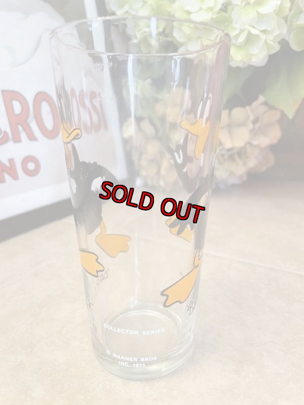 画像2: Looney Tunes Daffy Duck Pepsi Glass 1973 / ルーニーチューンズ　ペプシ　ダフィ　ダック 　グラス (2)
