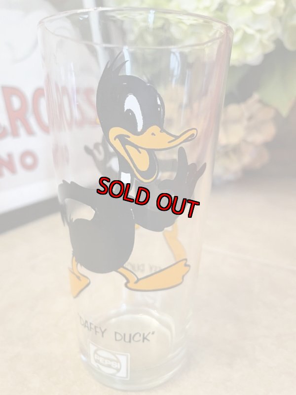 画像3: Looney Tunes Daffy Duck Pepsi Glass 1973 / ルーニーチューンズ　ペプシ　ダフィ　ダック 　グラス (3)