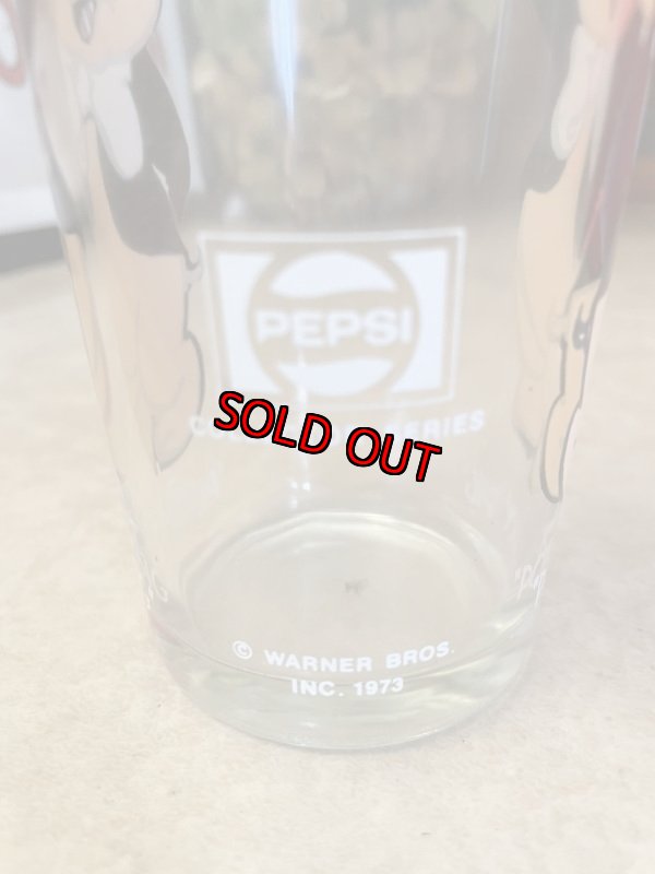 画像6: Looney Tunes Porky Pig Pepsi Glass 1973 / ルーニーチューンズ　ペプシ　ポーキーピッグ 　グラス (6)