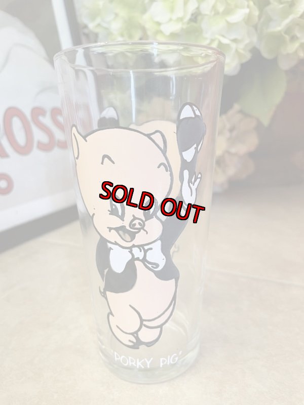 画像4: Looney Tunes Porky Pig Pepsi Glass 1973 / ルーニーチューンズ　ペプシ　ポーキーピッグ 　グラス (4)
