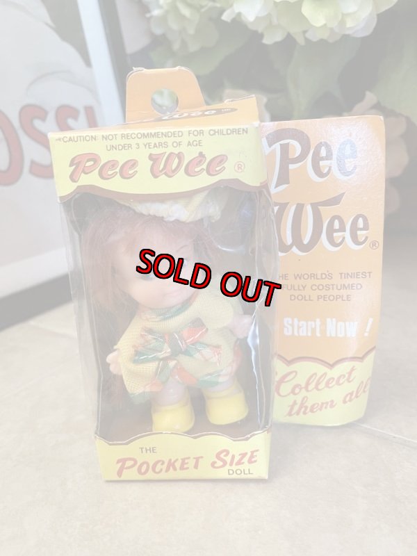 画像1: Pee Wee Mini Girl Doll with box / ピーウィー　女の子　箱入りミニドール　 (1)