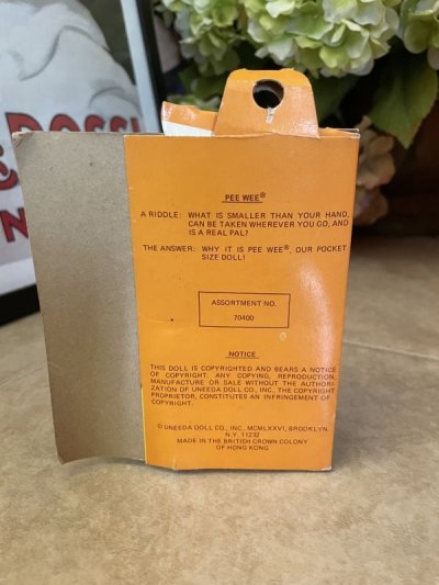画像3: Pee Wee Mini Girl Doll with box / ピーウィー 女の子 箱入りミニドール
