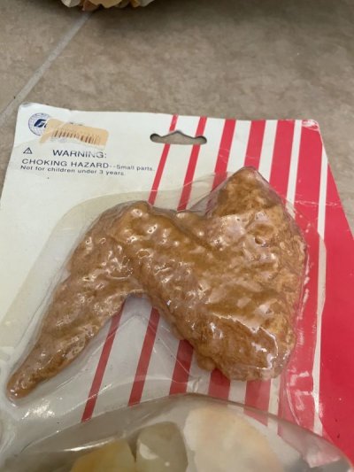 画像1: Kentucky fried chicken Chicken & French fries Play Food meal set (C) / ケンタッキーフライドチキン　チキン＆フライドポテト　ブリスター入りプレイフード　セット