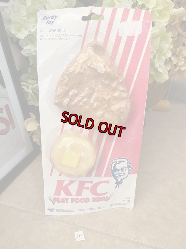 画像1: Kentucky fried chicken  Chicken & biscuit  Play Food meal set (A) / ケンタッキーフライドチキン　チキン＆ビスケット　ブリスター入りプレイフード　セット (1)