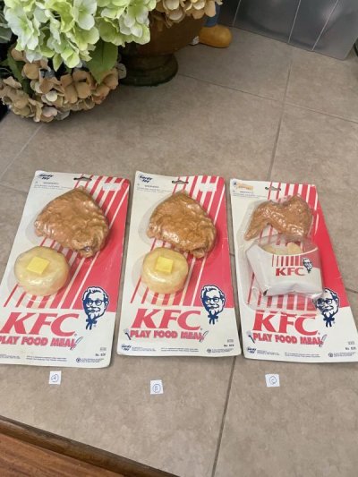 画像3: Kentucky fried chicken  Chicken & biscuit  Play Food meal set (A) / ケンタッキーフライドチキン　チキン＆ビスケット　ブリスター入りプレイフード　セット