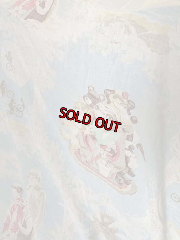 画像8: ET Bed Spread Cover Fabric Sheet/ ET、イーティーのベッドカバー (8)