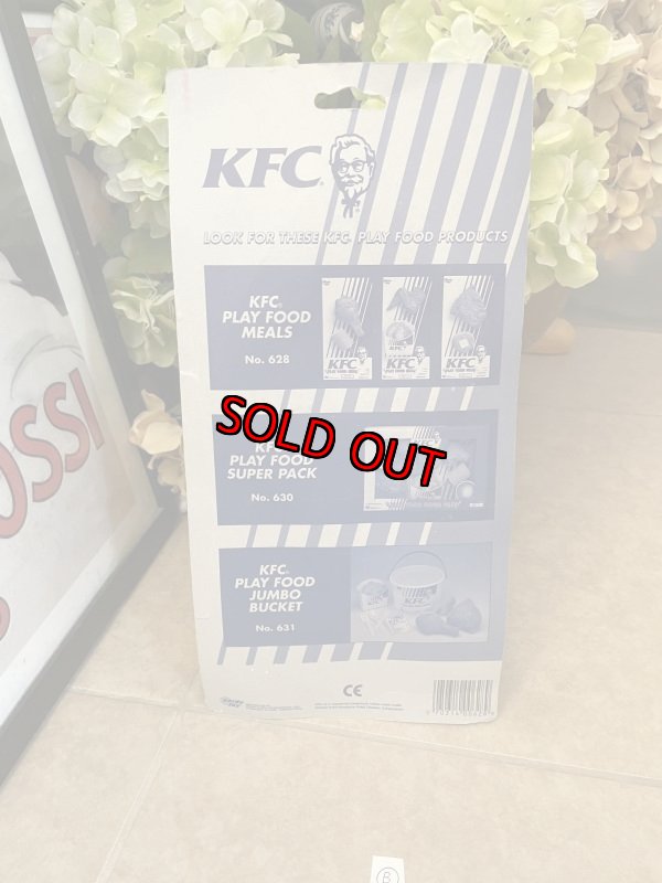 画像8: Kentucky fried chicken  chicken & biscuit  Play Food meal set (B) / ケンタッキーフライドチキン　チキン＆ビスケット　ブリスター入りプレイフード　セット (8)