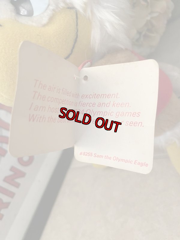 画像3: Sam the Olympic Eagle Plush Doll with Tag 1984 / オリンピックのアメリカマスコット、サム　イーグルオリンピック、タグ付きぬいぐるみ　1984年 (3)