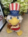 画像1: Sam the Olympic Eagle Plush Doll with Tag 1984 / オリンピックのアメリカマスコット、サム　イーグルオリンピック、タグ付きぬいぐるみ　1984年 (1)