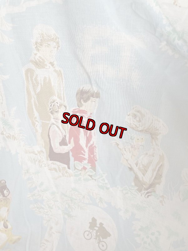 画像3: ET Bed Spread Cover Fabric Sheet/ ET、イーティーのベッドカバー (3)