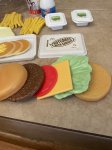 画像6: McDonald’s hamburger style play food set 32Pieces  / マクドナルドのハンバーガー型ケース、プレイフードセット 32ピース　 (6)