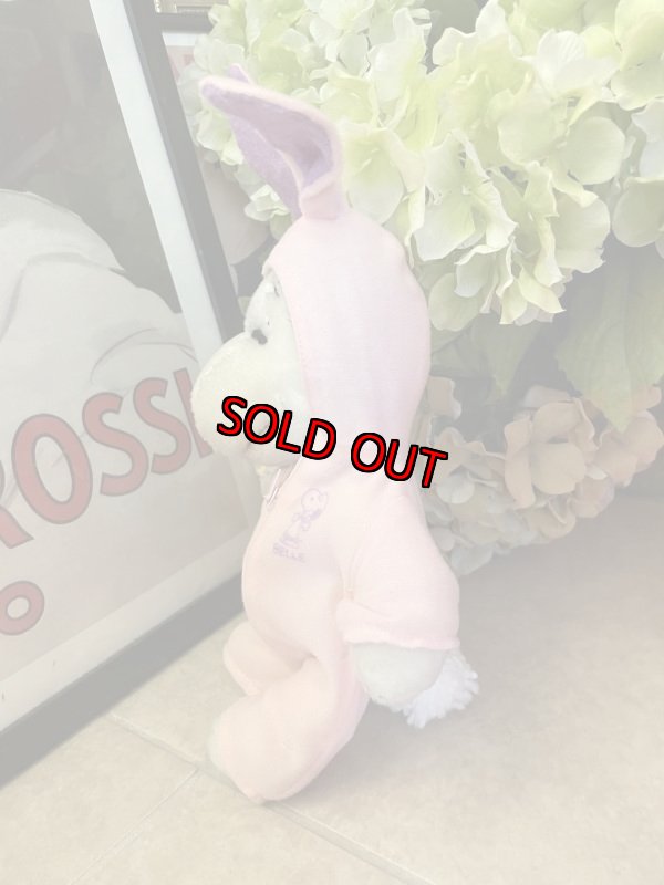 画像5: Snoopy Belle Pink Bunny Ester Plush Stuffed Doll (B) / スヌーピー  ベル、イースターピンクのウサギ　ぬいぐるみ ドール (5)